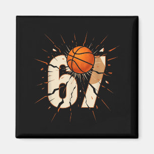67 Brainrot Youth Basketball Drip - Funny Kids 67 Magnet