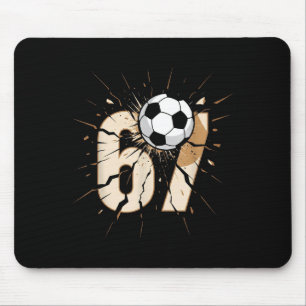 67 Brainrot Youth Soccer Drip - Funny Kids 67  Mouse Mat