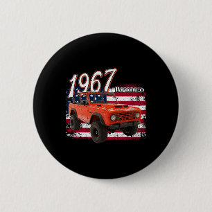 67 Bronco Suv Car  6 Cm Round Badge