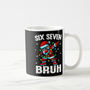 67 Bruh Christmas Six Seven Meme Dab Santa Coffee Mug
