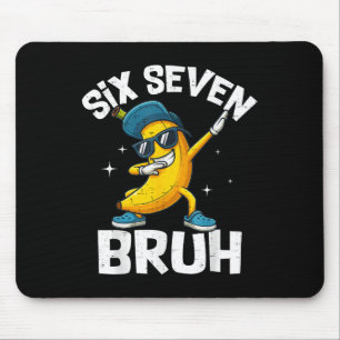 67 Bruh Dabbing Banana Six Seven Meme 6 7 Bananas  Mouse Mat