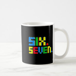 67 Building Blocks For Kids Boys Six Seven Funny 6 Coffee Mug
