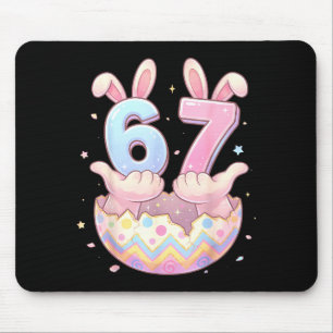 67 bunny egg for kids girl boy women youth teen mouse mat