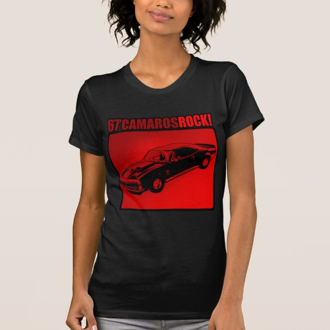 67 Camaro Rocks! T-Shirt (Front)