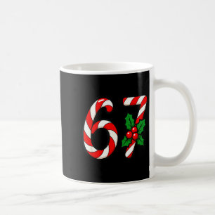 67 Candy Canes Funny Christmas Humor Meme Design  Coffee Mug