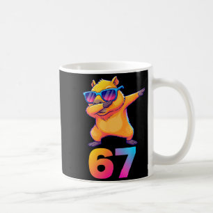67 Capybara Six Seven Meme Animal Cool Capybara Da Coffee Mug