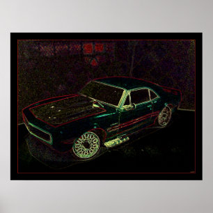 "67" Chevy Camaro Poster