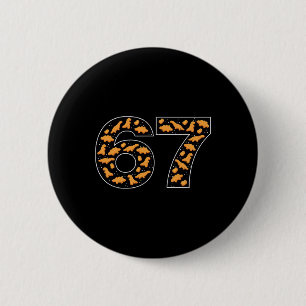 67 Chicken Nuggets Six Seven 6 Cm Round Badge