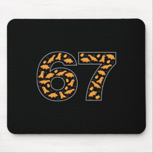 67 Chicken Nuggets Six Seven Mouse Mat