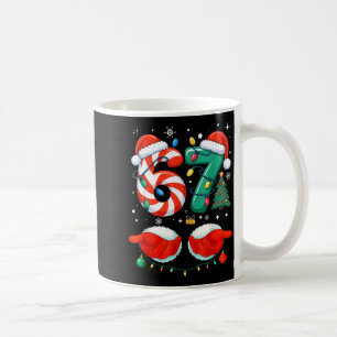 67 Christmas 6 7 Meme Pajamas Holiday Gen Alpha Sl Coffee Mug