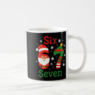 67 Christmas 6 7 Meme Pajamas Holiday Gen Alpha Sl Coffee Mug
