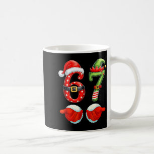 67 Christmas 6 7 Meme Pajamas Holiday Gen Alpha Sl Coffee Mug
