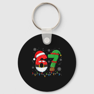 67 Christmas 6 7 Meme Pajamas Holiday Gen Alpha Sl Key Ring