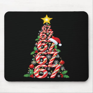 67 Christmas 6 7 Meme Pajamas Holiday Gen Alpha Sl Mouse Mat