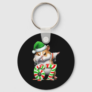 67 Christmas Funny 67 Brainrot Youth Kids Hamster  Key Ring