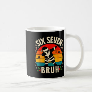 67 Christmas Funny 67 Meme Youth Kids Dabbing Sant Coffee Mug