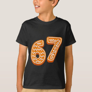 67 Christmas Funny 6 7 Gingerbread Six Seven Xmas T-Shirt
