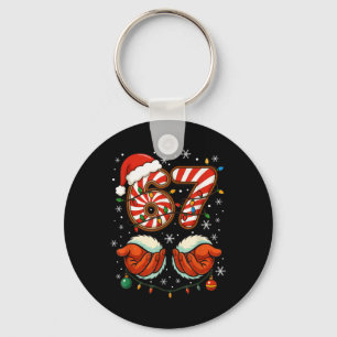 67 Christmas Funny 6 7 Meme Pajamas Holiday Gen Al Key Ring