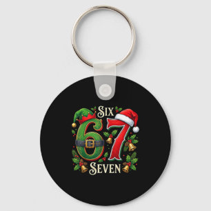 67 Christmas Funny 6 7 Meme Six Seven Xmas Boys Ki Key Ring