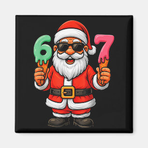 67 Christmas Funny Six Seven Ice Cream Meme 67 Chr Magnet