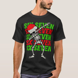 67 Christmas Funny Six Seven Meme Brainrot Dabbing T-Shirt