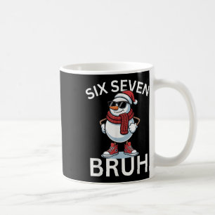 67 Christmas Funny Six Seven Meme Brainrot Snowman Coffee Mug