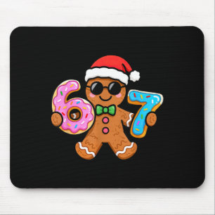 67 Christmas Gingerbread Six Seven Meme Gen Alpha  Mouse Mat