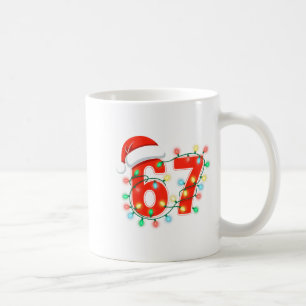 67 Christmas Lights Meme Saying 6 7 Costume Xmas L Coffee Mug