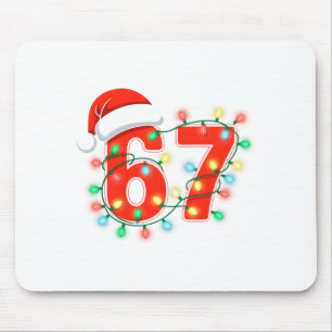 67 Christmas Lights Meme Saying 6 7 Costume Xmas L Mouse Mat