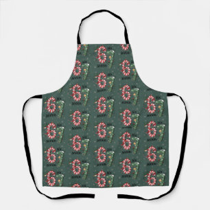 67 Christmas Lights Six Seven Holiday Funny Meme Apron