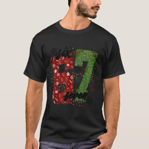 67 Christmas Meme 6 7 Numbers Six Seven Funny Kids T-Shirt