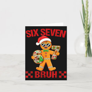 67 Christmas Meme Saying 6 7 Meme Costume Xmas  Card