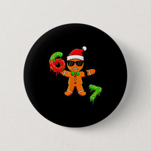 67 Christmas Oh Snap Gingerbreadman 6 7 Meme Xmas Cm Round Badge