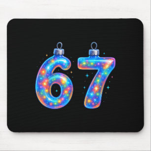 67 Christmas Ornament Meme Ice Drip Holiday Pajama Mouse Mat