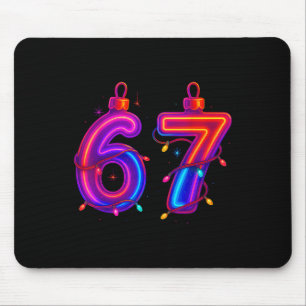 67 Christmas Ornament Meme Ice Drip Holiday Pajama Mouse Mat