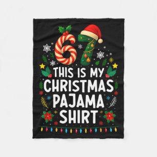 67 Christmas Pajama Shirt 6 7 Funny Meme Teen Boys Fleece Blanket