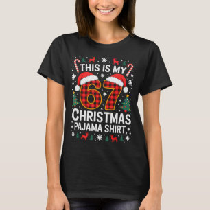 67 Christmas Pajama Shirt Funny Six Seven Meme Bra