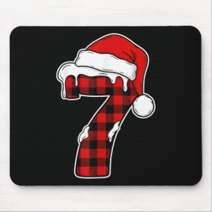 67 Christmas Pajama Shirt Six Seven Meme 7 Red Pla Mouse Mat