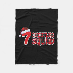 67 Christmas Shirt Six Seven Meme Squad 67 Red Pla Fleece Blanket