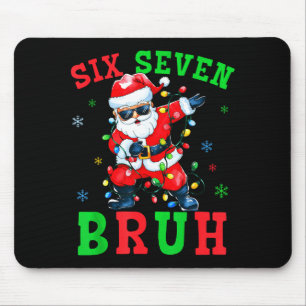 67 Christmas Six Seven Bruh Meme Santa Dabbing Chr Mouse Mat