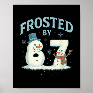 67 Christmas Snowman 6 7 Internet Meme Xmas 67  Poster