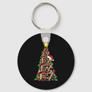 67 Christmas Tree Football Holiday Six Seven Meme  Key Ring