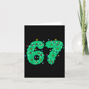 67 Christmas Tree For Kids Boys Girls Meme Six Sev Card