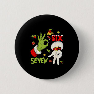 67 Christmas Trending Meme Saying 6 7 Meme Costume Cm Round Badge