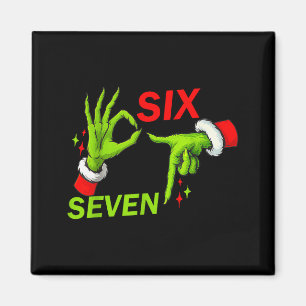 67 Christmas Trending Meme Saying 6 7 Meme Costume Magnet