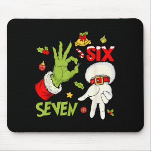 67 Christmas Trending Meme Saying 6 7 Meme Costume Mouse Mat