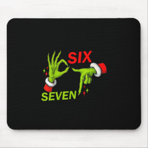 67 Christmas Trending Meme Saying 6 7 Meme Costume Mouse Mat