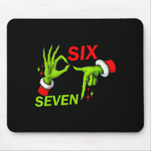 67 Christmas Trending Meme Saying 6 7 Meme Costume Mouse Mat