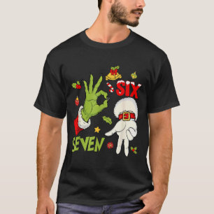 67 Christmas Trending Meme Saying 6 7 Meme Costume T-Shirt