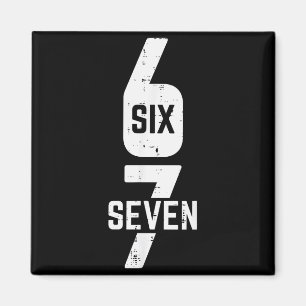 67 Costume Six Seven Meme Number 6 7 On It Men Wom Magnet